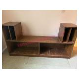 5ft Wide Plywood Shelf w/ Compartments