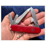 Nice Victorinox Swiss Army Knife w/ Red Handle