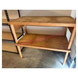 Wooden Garage Shelf (40in T x 2ft D x 4ft W)