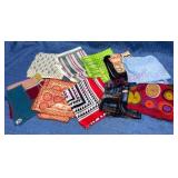 10 Vtg Silk Scarves (Square)