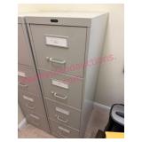 Nice Global 4-Dr Grey File Cabinet #1