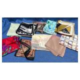 10 Vtg Scarves Including Echo & Vera