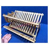 Used Bamboo Dish Drying Rack