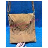 Earthbound Trading Co. Suede Fringe Bag