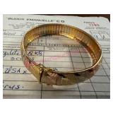 18K Gold Bracelet 27.9g w/ Original Receipt