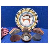 Decorative Pottery Pieces & Coasters