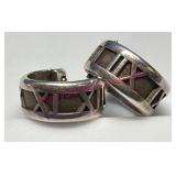 Tiffany & Co Sterling Silver Hoop Earrings