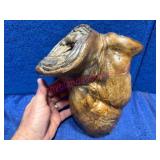 Antique Wooden Burl Tree Piece