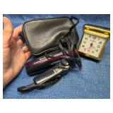 Brookstone Hair Dryer & Seth Thomas Travel Clock