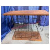 Mid-Century Wire Record Shelf - cool