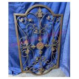 Decorative Metal Wall Piece, 21in x 36in