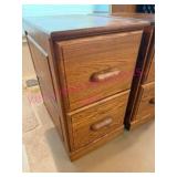 Nice Oak 2 Drawer File Cabinet #1