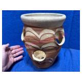 Pottery Hens & Chickens Planter