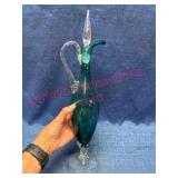 Hand-Blown Glass Decanter w/ Stopper