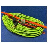 Green 100ft Ext Cord w/16ga Wire