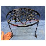 Metal Plant Stand w/ Decorative Design