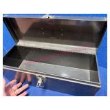 Metal Empty Tool Box w/ Handle & Latch