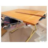 Vtg Pickett Designer Drafting Table w/T Square