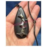 Artisan-Crafted 32in Teardrop Pendant