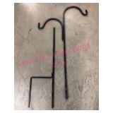Heavy Iron Hanging Hook, 7ft Total Length