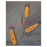 Metal Corn Yard Decoration w/3 Ears