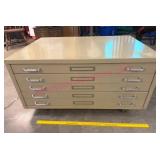 Stacor 5-Dr Metal Flat File Cabinet