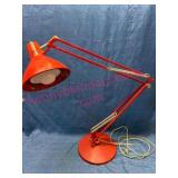 Red Adjustable Desk Lamp by Aerolux Laboratories