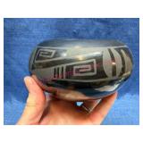 Pueblo Black Pot by Anita Martinez