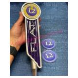 Flat 12 Tap Handle w/Magnetic Tags