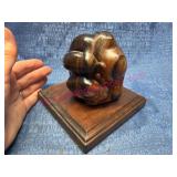 Javanese Hand Carved Suar Wood Weeping Buddha, 4in