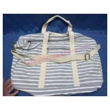 Grey & White Canvas Bag by Known Supply