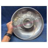 Lenox Butterfly Meadow Alum. Chip & DIp Server