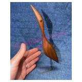 Jacob Hermann Teak Wood Bird Sculpture, Denmark