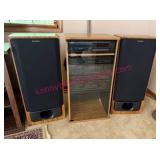 Pioneer Stereo Cabinet w/Speakers & Components