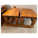 Solid Pine End Tables