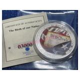 American Mint Copper 1-ozt Proof Medallion Plated