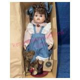 Boyds Collection Laura Doll #4903 LE w/Teddy Bear