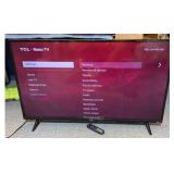2020 TCL 43in Roku Smart TV w/Remote, Md: 43S425