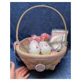 2000 Longaberger Easter Basket w/Eggs