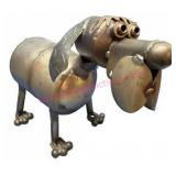 Richard Kolb Welded Dog Sculpture 