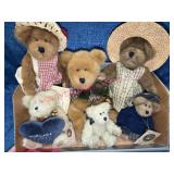 6 Boyds Bears Plush Collectibles
