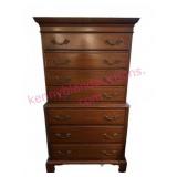 1940s Davis Mayfair Mahogany High Chest