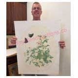 Maryrose Wampler 22x28 Wild Rose Lithograph