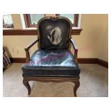 Century Chair Co. Vtg Leather Armchair