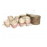 European Fine Porcelain 40+ Cups, Saucers & Dess.