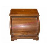 Rare Tell City Maple Roll Top Desk Organizer