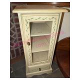 Smaller 31in Cabinet w/ Leaf Accents