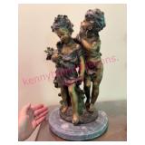 Very Heavy Auguste Moreau Bronze 17in Sculpture