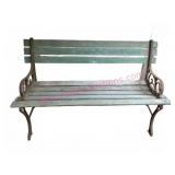Wood & Cast Iron 4ft Garden Bench