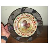 Wedgwood Formosa Turkey Plate in Metal Holder